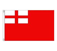 AZ FLAG - British 1620-1707 Red Ensign Flag - 3x5 Ft - 100D Polyester United Kingdom Historic Banner with Two Metal Grommets - Fade Resistant - Vivid Colors - 3' x 5' Feet - 150x90 Cm