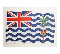 AZ FLAG - British Indian Ocean Territory Flag - 18'' x 12'' - 100% Polyester british Small Banner with Two Cords - Fade Resistant - Vivid Colors - 18x12 in - 45x30 Cm