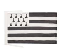 AZ FLAG Brittany Flag 45x30 cm Light Polyester Cords
