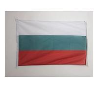 AZ FLAG - Bulgaria Flag - 2x3 Ft - For Outdoor - Bulgarian Banner Knitted Polyester with Two Plastic Rings - Fade Resistant - Vivid Colors - 2' x 3' Feet - 90x60 Cm