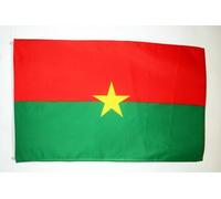AZ FLAG - Burkina Faso Flag - 3x5 Ft - Light Polyester Burkinabe Banner with Two Brass Eyelets - Fade Resistant - Vivid Colors - 3' x 5' Feet - 150x90 Cm