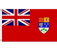 AZ FLAG - Canadian Wwii Flag - 2x3 Ft - 100D Polyester Canada War Banner with Two Metal Grommets - Fade Resistant - Vivid Colors - 2' x 3' Feet - 90x60 Cm