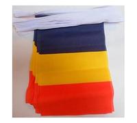 AZ FLAG - Chad Bunting Flag - 40 Ft Garland with 20 Chadian Flags 18'' x 12'' - 100% Polyester String Pennant - 12 meters