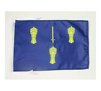 AZ FLAG - Cheshire county Flag - 18'' x 12'' - 100% Polyester County of Ches. - England Small Banner with Two Cords - Fade Resistant - Vivid Colors - 18x12 in - 45x30 Cm