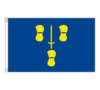 AZ FLAG - Cheshire County Flag - 2x3 Ft - 100D Polyester County Of Ches. - England Banner with Two Metal Grommets - Fade Resistant - Vivid Colors - 2' x 3' Feet - 90x60 Cm