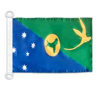 AZ FLAG - Christmas Island Nautical Flag - 18'' x 12'' - For Outdoor and Boat - Christmas Islander Banner Knitted Polyester with Two Plastic Rings - Vivid Colors - 12x18 in - 45x30 Cm
