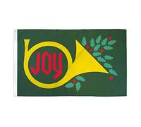 AZ FLAG - Christmas Joy Flag - 3x5 Ft - 100D Polyester Happy Christmas Banner with Two Metal Grommets - Fade Resistant - Vivid Colors - 3' x 5' Feet - 150x90 Cm