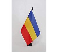 AZ FLAG - Don Cossacks of Russia Table Flag 5'' x 8'' - Don Cossack Host Office Flag 100% Polyester 21 x 14 cm - Mini Desk Flag with 10'' Pole and Black Plastic Base