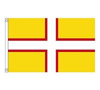 AZ FLAG - Dorset New County Flag - 2x3 Ft - 100D Polyester County Of Dorset - England Banner with Two Metal Grommets - Fade Resistant - Vivid Colors - 2' x 3' Feet - 90x60 Cm