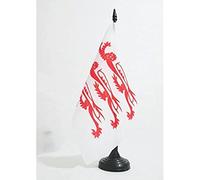 AZ FLAG - Dorset Old county Table Flag 5'' x 8'' - Dorset Old county Office Flag 100% Polyester 21 x 14 cm - Mini Desk Flag with 10'' Pole and Black Plastic Base