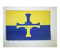 AZ FLAG - Durham New county Flag - 18'' x 12'' - 100% Polyester County of Durham - England Small Banner with Two Cords - Fade Resistant - Vivid Colors - 18x12 in - 45x30 Cm