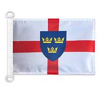 AZ FLAG East Anglia Nautical Flag 18'' x 12'', East Anglia, England flags 30 x 45 cm, Banner 12x18 in for boat