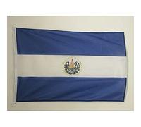 AZ FLAG - El Salvador Nautical Flag - 18'' x 12'' - For Outdoor and Boat - Salavadorian Banner Knitted Polyester with Two Plastic Rings - Vivid Colors - 12x18 in - 45x30 Cm