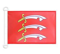 AZ FLAG Essex county Boat Flag 45x30 cm Mesh Polyester Plastic Rings