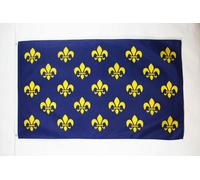 AZ FLAG - France Blue And Gold Fleur-De-Lis Flag - 2x3 Ft - 100D Polyester French Royal Banner with Two Metal Grommets - Fade Resistant - Vivid Colors - 2' x 3' Feet - 90x60 Cm