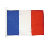 AZ FLAG France Civil Ensign Boat Flag 45x30 cm Mesh Polyester Plastic Rings