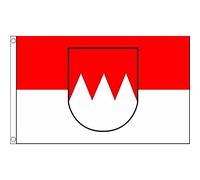 AZ FLAG - Franconia Flag - 2x3 Ft - 100D Polyester Bavarian - Bavaria Banner with Two Metal Grommets - Fade Resistant - Vivid Colors - 2' x 3' Feet - 90x60 Cm