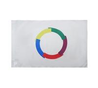 AZ FLAG - Francophonie Flag - 2x3 Ft - Francophonia Banner with Sleeve - 100% Polyester - Fade Resistant - Vivid Colors - 2' x 3' Feet - 90x60 Cm