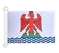 AZ FLAG French County of Nice Boat Flag 45x30 cm Plastic Rings