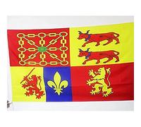 AZ FLAG - French Department of Pyrénées-Atlantiques Flag - 2x3 Ft - Pyrenean Banner with Sleeve - 100% Polyester - Fade Resistant - Vivid Colors - 2' x 3' Feet - 90x60 Cm
