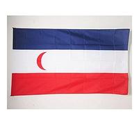 AZ FLAG - French Madagascar 1882-1897 Flag - 3x5 Ft - France Madagascar Banner with Sleeve - 100% Polyester - Fade Resistant - Vivid Colors - 3' x 5' Feet - 150x90 Cm