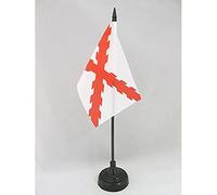 AZ FLAG French Province of Burgundy Table Flag 15x10 cm Plastic Base