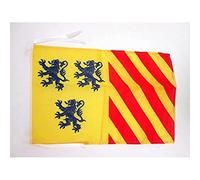 AZ FLAG - French Province of Limousin Flag - 18'' x 12'' - 100% Polyester France province Small Banner with Two Cords - Fade Resistant - Vivid Colors - 18x12 in - 45x30 Cm