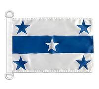 AZ FLAG - Gambier islands Nautical Flag - 18'' x 12'' - For Outdoor and Boat - French Polynesia Banner Knitted Polyester with Two Plastic Rings - Vivid Colors - 12x18 in - 45x30 Cm