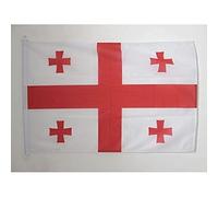 AZ FLAG - Georgia Flag - 2x3 Ft - For Outdoor - Georgian Banner Knitted Polyester with Two Plastic Rings - Fade Resistant - Vivid Colors - 2' x 3' Feet - 90x60 Cm