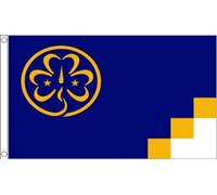 AZ FLAG - Girl Guides Scouts Flag - 2x3 Ft - 100D Polyester Scouting Banner With Two Metal Grommets - Fade Resistant - Vivid Colors - 2' x 3' Feet - 90x60 Cm