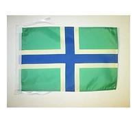 AZ FLAG - Gloucestershire New county Flag - 18'' x 12'' - 100% Polyester County of Glos. - England Small Banner with Two Cords - Fade Resistant - Vivid Colors - 18x12 in - 45x30 Cm
