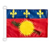 AZ FLAG Guadeloupe Nautical Flag 18'' x 12'', French region of Guadeloupe flags 30 x 45 cm, Banner 12x18 in for boat