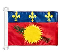 AZ FLAG Guadeloupe Nautical Flag 18'' x 12'', French region of Guadeloupe flags 30 x 45 cm, Banner 12x18 in for boat