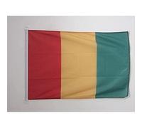 AZ FLAG - Guinea Nautical Flag - 18'' x 12'' - For Outdoor and Boat - Guinean Banner Knitted Polyester with Two Plastic Rings - Vivid Colors - 12x18 in - 45x30 Cm