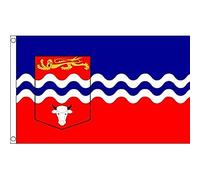 AZ FLAG - Herefordshire County Flag - 3x5 Ft - 100D Polyester County Of Herefs. - England Banner with Two Metal Grommets - Fade Resistant - Vivid Colors - 3' x 5' Feet - 150x90 Cm
