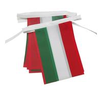 AZ FLAG - Hungary Bunting Flag - 20 Ft Garland with 20 Small Hungarian Flags 8'' x 6'' - 100% Polyester String Pennant - 6 meters
