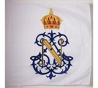 AZ FLAG Imperial Monogram of Napoleon III Flag 90x90 cm Pole Sleeve