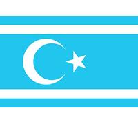 AZ FLAG - Iraqi Turkmen Flag - 18'' x 12'' - 100% Polyester Turkmen Small Banner with Two Cords - Fade Resistant - Vivid Colors - 18x12 in - 45x30 Cm