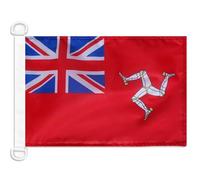 AZ FLAG - Isle of Man Civil Ensign Nautical Flag - 18'' x 12'' - For Outdoor and Boat - Manx - English merchant Banner Knitted Polyester with Two Plastic Rings - Vivid Colors - 12x18 in - 45x30 Cm