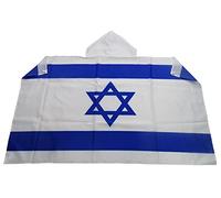 AZ FLAG - Israel Body Flag - 3x5 Ft - Israeli - Jewish Cap Flag - 100% Polyester with Inegrated Sleeves and Hood - Vivid Colors - 3' x 5' Feet - 150x90 Cm