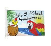 AZ FLAG It's 5 o'Clock Somewhere Boat Flag 45x30 cm Plastic Rings
