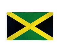 AZ FLAG - Jamaica Flag - 3x5 Ft - Light Polyester Jamaican Banner with Two Brass Eyelets - Fade Resistant - Vivid Colors - 3' x 5' Feet - 150x90 Cm