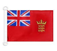 AZ FLAG - Jersey Civil Ensign Nautical Flag - 18'' x 12'' - For Outdoor and Boat - English - England merchant Banner Knitted Polyester with Two Plastic Rings - Vivid Colors - 12x18 in - 45x30 Cm