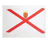 AZ FLAG - Jersey Flag - 18'' x 12'' - 100% Polyester English - England Small Banner with Two Cords - Fade Resistant - Vivid Colors - 18x12 in - 45x30 Cm