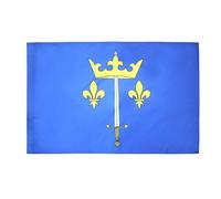 AZ FLAG - Joan of Arc Flag - 2x3 Ft - Jeanne d'Arc Banner with Sleeve - 100% Polyester - Fade Resistant - Vivid Colors - 2' x 3' Feet - 90x60 Cm