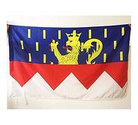 AZ FLAG - Jura Flag - 2x3 Ft - French department Banner with Sleeve - 100% Polyester - Fade Resistant - Vivid Colors - 2' x 3' Feet - 90x60 Cm