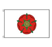 AZ FLAG - Lancashire Old County Flag - 3x5 Ft - 100D Polyester County Of Lancashire - England Banner with Two Metal Grommets - Fade Resistant - Vivid Colors - 3' x 5' Feet - 150x90 Cm