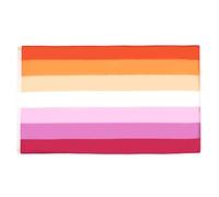 AZ FLAG - Lesbian Pride Sunset Flag - 2x3 Ft - 100D Polyester Lesbian Community Banner with Two Metal Grommets - Fade Resistant - Vivid Colors - 2' x 3' Feet - 90x60 Cm
