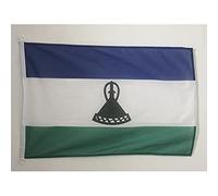 AZ FLAG Lesotho Boat Flag 90x60 cm Mesh Polyester Plastic Rings