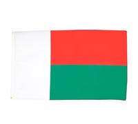 AZ FLAG - Madagascar Flag - 3x5 Ft - Light Polyester Madagascan Banner with Two Brass Eyelets - Fade Resistant - Vivid Colors - 3' x 5' Feet - 150x90 Cm